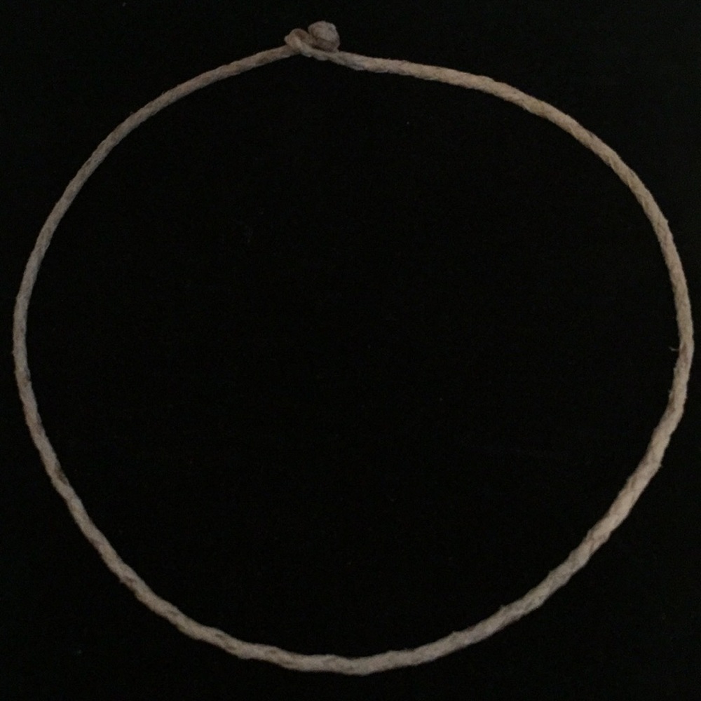 Leather necklace